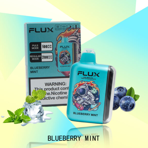 19f03d0981cc1df4e9ef77a5072a675f FLUX BLUEBERRY MINT 20000 PUFFS