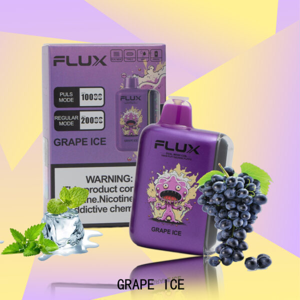 3ff10a86a90b1158ccbd2a774c9e3b0c FLUX GRAPE ICE 20000 PUFFS | Cheap Aussie Smokes