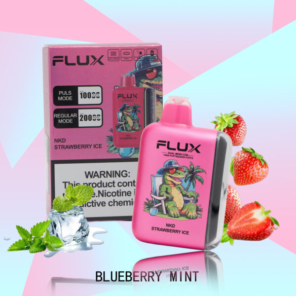f6e130709722d7fd640bf36f370b56bb FLUX NKD STRAWBERRY ICE 20000 PUFFS | Cheap Aussie Smokes